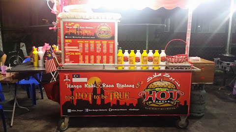 Gerai Hot Burger Jelebu di Kuala Klawang