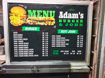 Gerai Adams Burger & John di Mantin