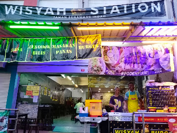 Gerai Wisyah Burger & Station di Senawang