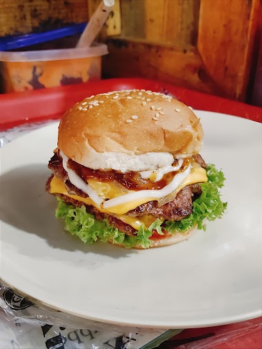 Gambar gerai John Lapar Smash Burger di Bandar Seri Jempol