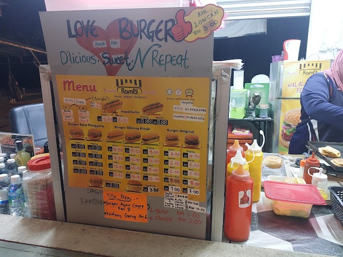 Gambar gerai LOVE Burger - Gerai No.3 di Kuala Pilah