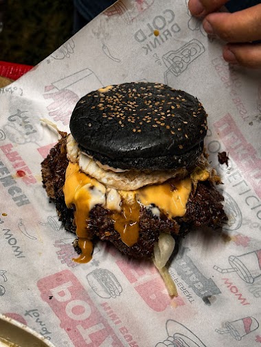 Gambar gerai Seanfield burger di Bandar Enstek