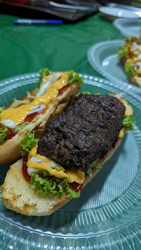 Gambar gerai Mansor Burger Bakar di Seremban