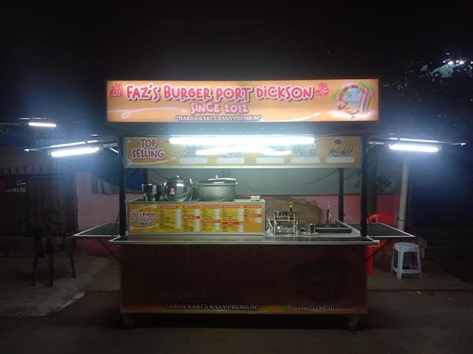 Gambar gerai Faz's Burger Port Dickson di Port Dickson