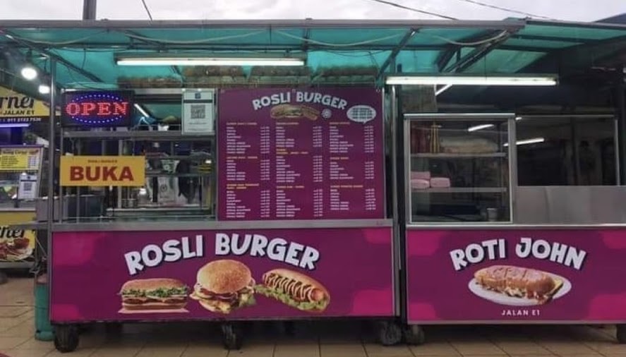 Gambar gerai Rosli Burger Taman Melawati di Taman Melawati